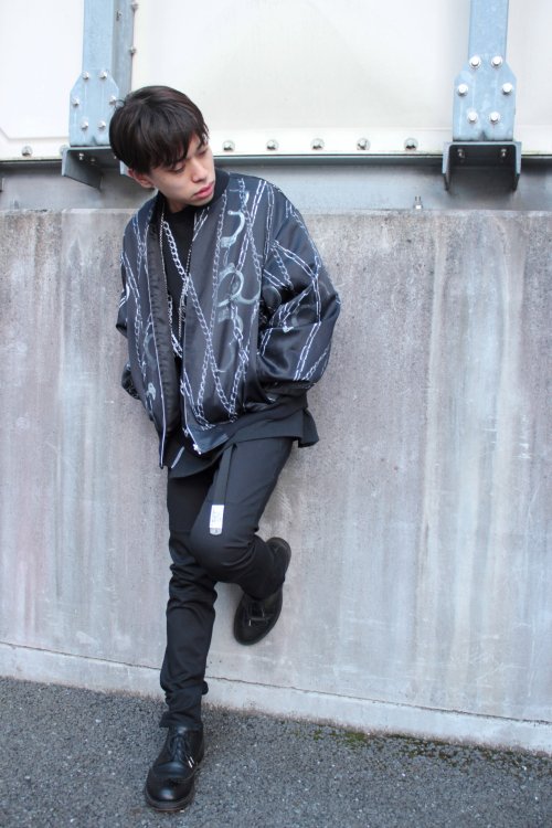 LAD MUSICIAN [ラッドミュージシャン] SATIN CHAIN REVERSIBLE BLOUSON