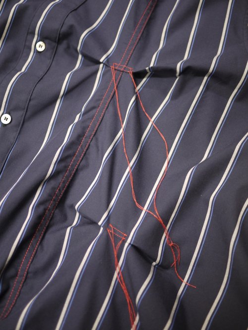 JieDa [ジエダ] HAND STITCH STRIPE SHIRT ＜手縫いストライプシャツ