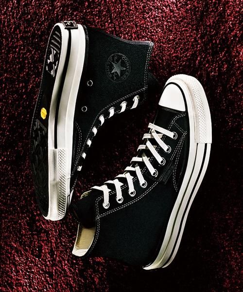 N.HOOLYWOOD × CONVERSE ADDICT [エヌハリウッド×コンバースアディクト] ＜2020年モデル CHUCK TAYLOR  HI チャックテイラー イタリアンスエードレザー＞ ブラック