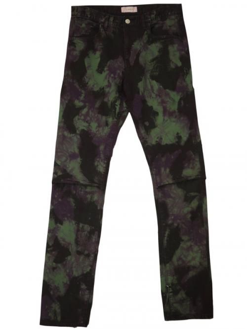 JieDa [ジエダ] TIE-DYE 2WAY SLIM DENIM PANTS ＜タイダイ染め 2 