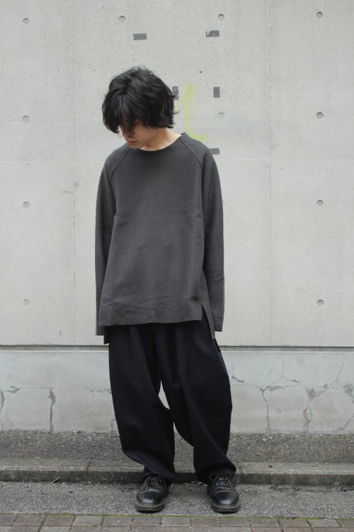 VOAAOV [ヴォアーブ] WOOL RING YARN COMPRESSED JERSEY KNIT ＜ウール