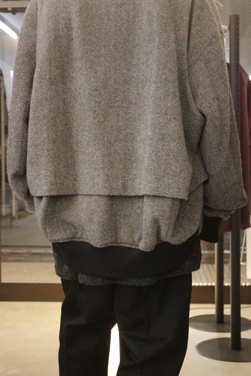 VOAAOV [ヴォアーブ] TUMBLER TWEED 2WAY MA-1 BIG BLOUSON ＜ツイード