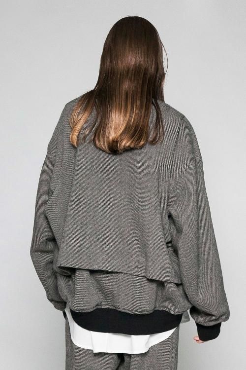 VOAAOV | ヴォアーブ OVERSIZED STANDCOLLAR COAT(BROWN)通販
