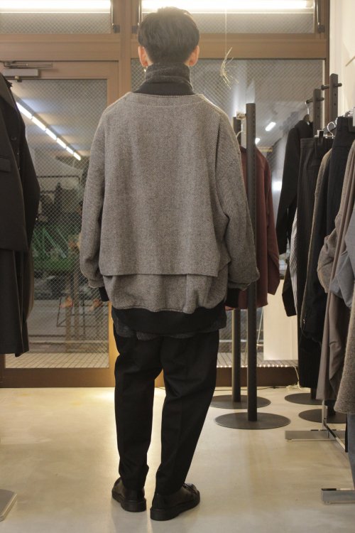 VOAAOV [ヴォアーブ] TUMBLER TWEED 2WAY MA-1 BIG BLOUSON ＜ツイード