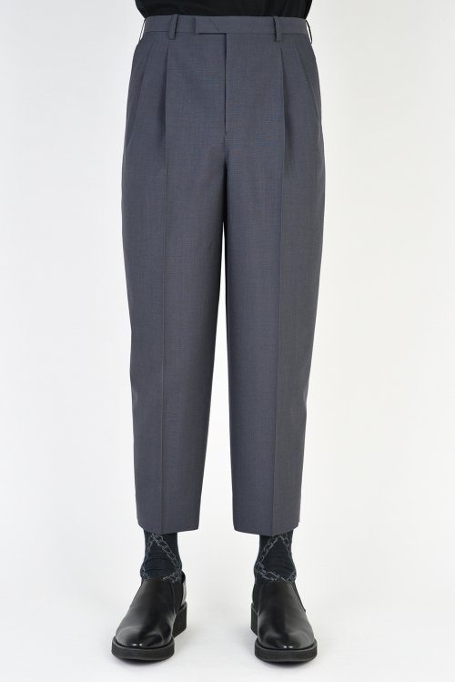 LAD MUSICIAN 2tuck wide cropped pants