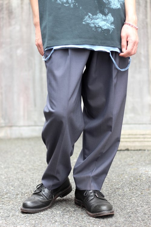 LAD MUSICIAN [ラッドミュージシャン] 2TUCK TAPERED WIDE CROPPED 