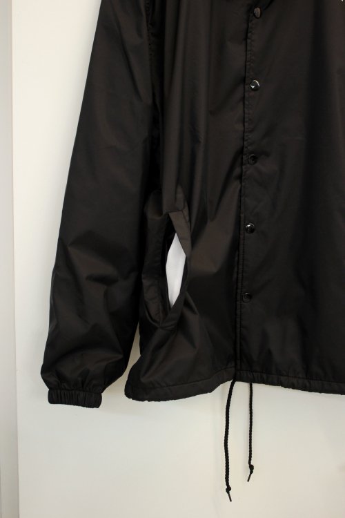 Ground Y Yohji Yamamoto [グラウンドワイ ヨウジヤマモト] Random Logo Nylon Coach Jacket  ＜ランダムロゴナイロンコーチジャケット＞ GR-J50-950 ブラック