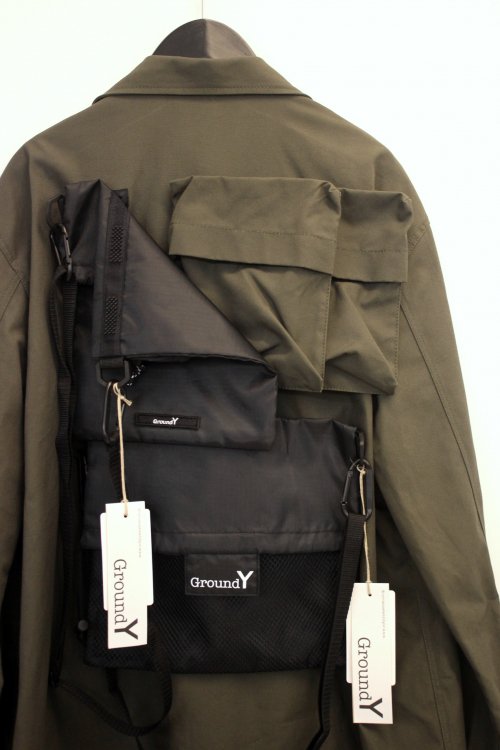 Ground Y Yohji Yamamoto [グラウンドワイ ヨウジヤマモト] Open Collar Pocket Jacket  ＜オープンカラーポケットジャケット＞ GR-J06-006 カーキ
