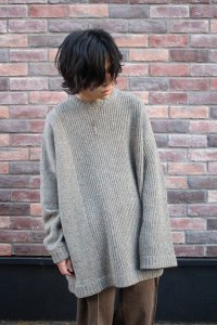 Dulcamara [ドゥルカマラ] asymmetry pullover knit 20AW ＜アシンメトリープルオーバーニット 20秋冬＞ D220-K900 ミックスカラー