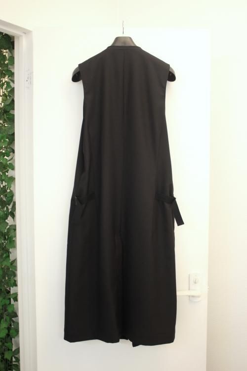 groundY ロングベスト Ground Y Yohji Yamamoto [グラウンドワイ ヨウジヤマモト] Gaberdine