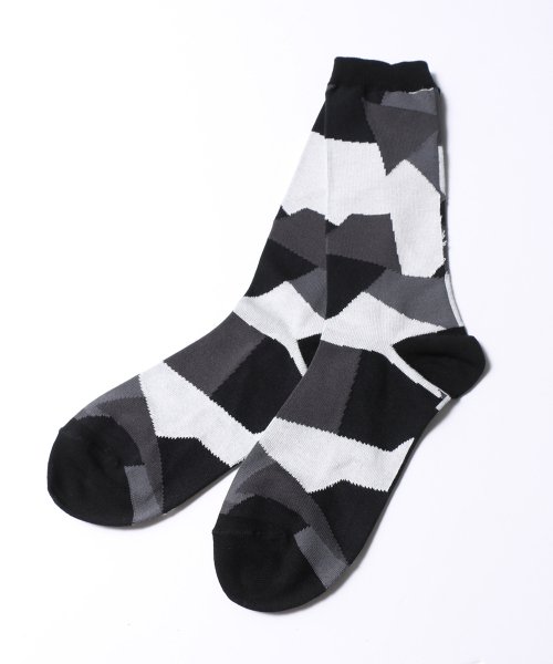 2021SS予約】ANREALAGE [アンリアレイジ] PATCHWORK SOCKS ＜パッチ