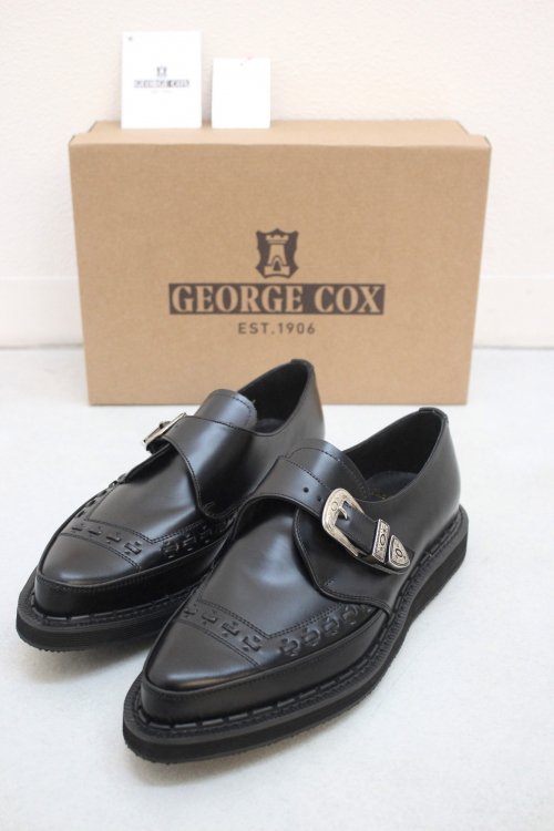 21ss予約 Victim George Cox ヴィクティム ジョージコックス Monk Strap Leather Shoes モンクストラップレザーシューズ 革靴 Vtm 21 A 048 ブラック