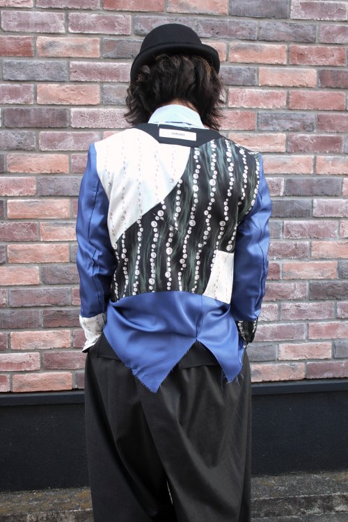 sulvam [サルバム] REVERSIBLE NO COLLAR JACKET ＜リバーシブルノー