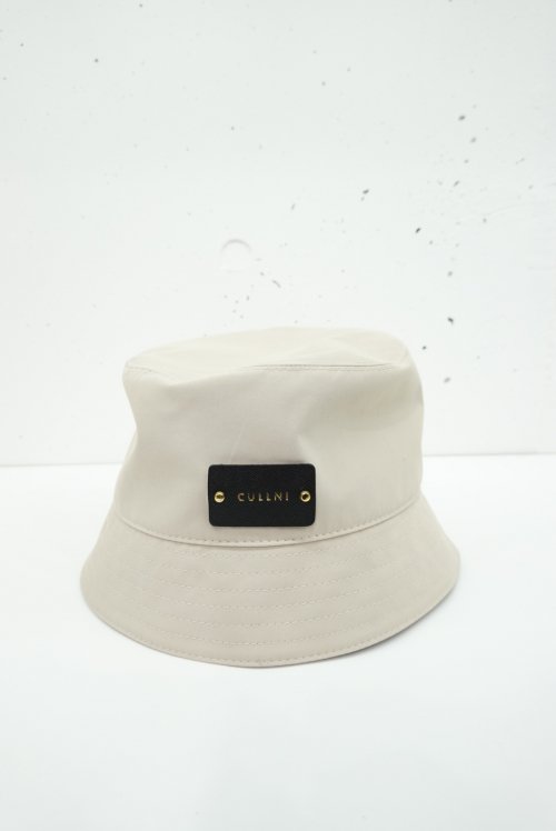 CULLNI [クルニ] Leather Patch Bucket Hat ＜レザーパッチバケット 