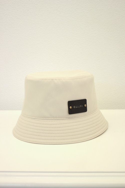 CULLNI [クルニ] Leather Patch Bucket Hat ＜レザーパッチバケット