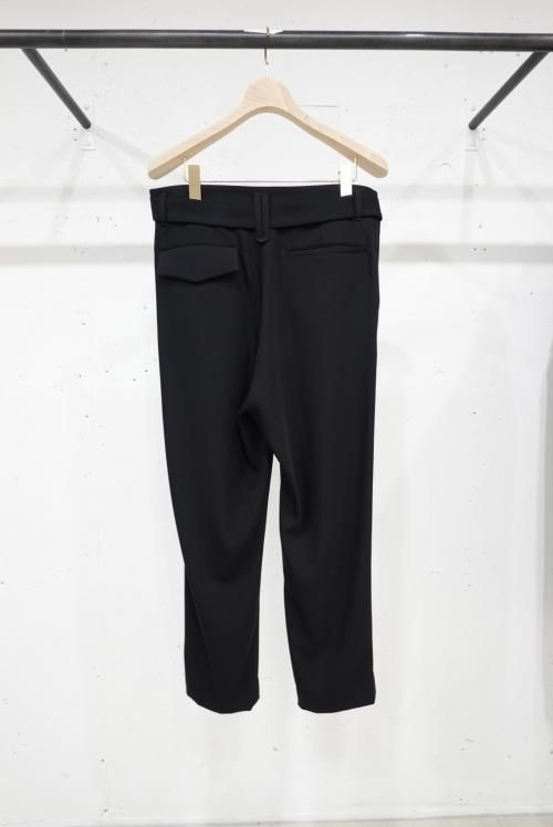 CULLNI [クルニ] Belt Tuck Slacks Pants ＜ベルトタックスラックス