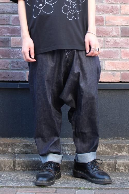 GroundY [グラウンドワイ] Denim Depth Sarrouel Pants ＜デニム