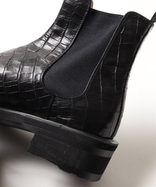 JieDa [ジエダ] LEATHER SIDE GORE BOOTS ＜レザーサイドゴアブーツ