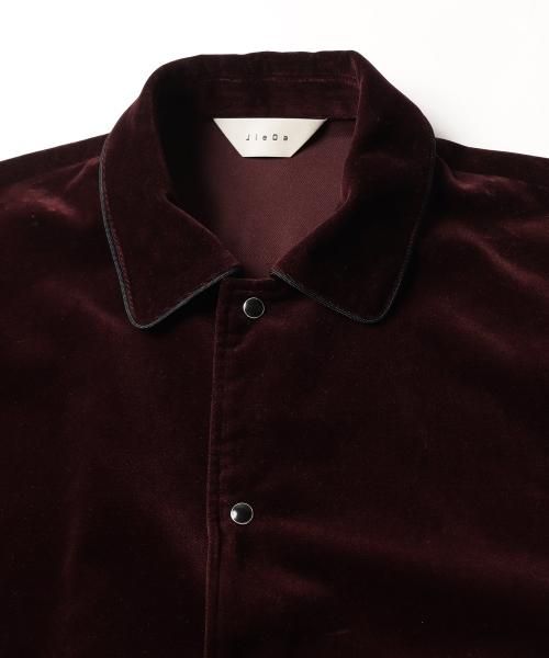JieDa [ジエダ] VELVET PATCH WESTERN SHIRT JACKET