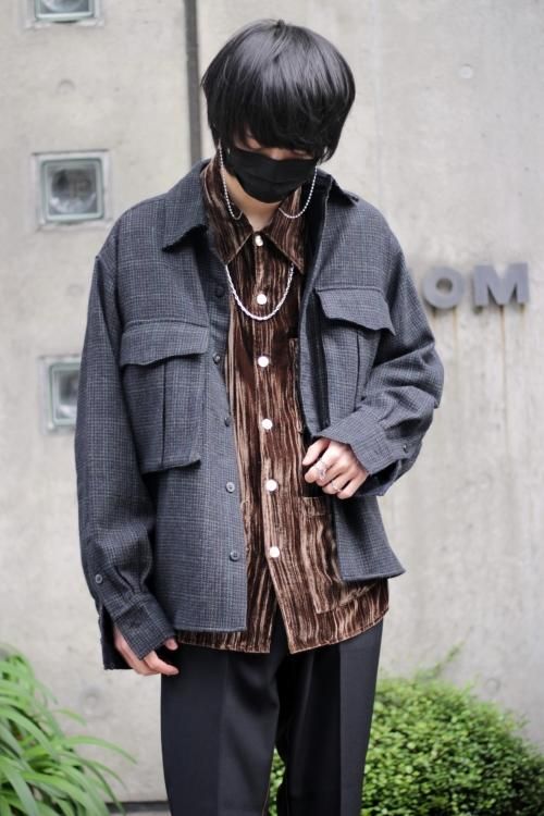 JieDa [ジエダ] GUNCLUB OVER SHIRT JACKET ＜ガンクラブチェック