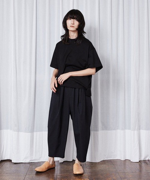 Dulcamara [ドゥルカマラ] CHINOCHINO Tuck Wide Pants 21SS ＜チノ