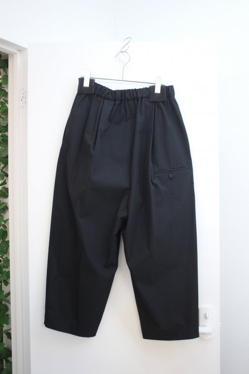 Dulcamara [ドゥルカマラ] CHINOCHINO Tuck Wide Pants 21SS ＜チノチノタックワイドPT＞ 21春夏  D121-P303 2色展開（グレージュ/ブラック）