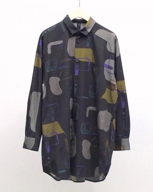 Dulcamara [ドゥルカマラ] LIBRARY PRINT YOKE SLEEVE SHIRT ＜ライブ 