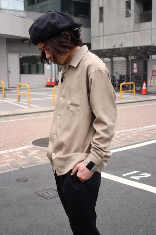 N.HOOLYWOOD [エヌハリウッド] COMPILE LINE OPEN COLLAR WIDE SHIRT 