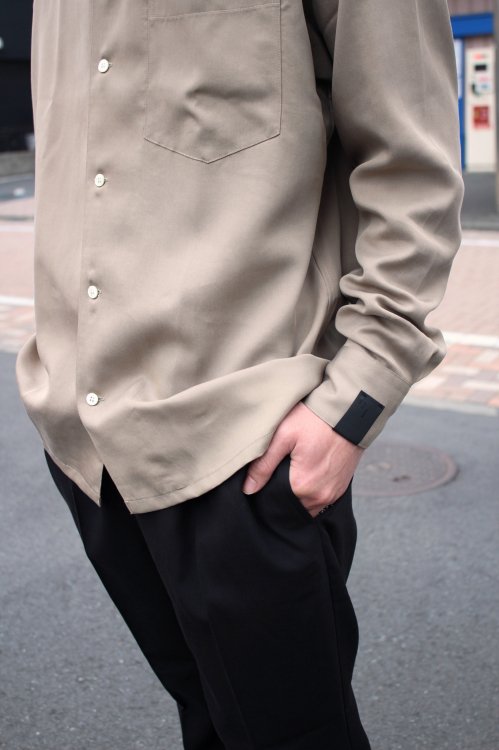 N.HOOLYWOOD [エヌハリウッド] COMPILE LINE OPEN COLLAR WIDE SHIRT