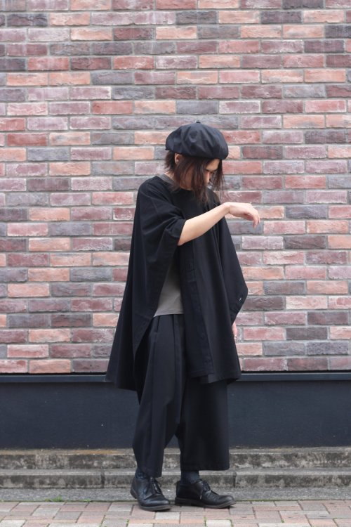 Ground Y [グラウンドワイ] 30/Cotton Jersey Big Poncho Cut Sew