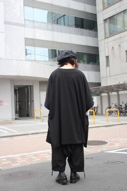 Ground Y [グラウンドワイ] 30/Cotton Jersey Big Poncho Cut Sew