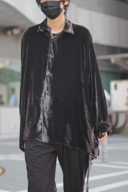 WIZZARD [ウィザード] VELVET OVER SHIRTS COAT ＜ベルベットオーバー