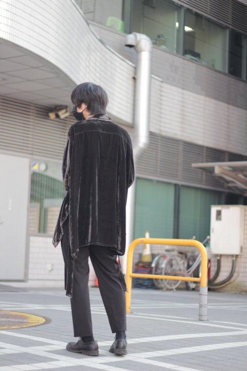 WIZZARD [ウィザード] VELVET OVER SHIRTS COAT ＜ベルベットオーバー