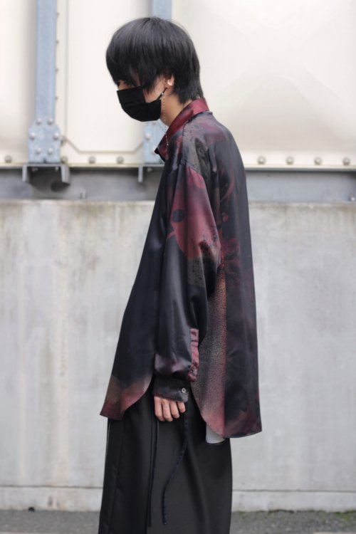 WIZZARD [ウィザード] L/S PRINT SLIT SHIRTS ＜ロングスリーブ