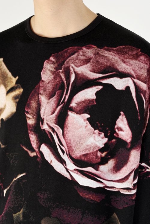 セール時期 LAD Tシャツ 薔薇 ローズ ラッドミュージシャン MUSICIAN Tシャツ/カットソー(半袖/袖なし)
