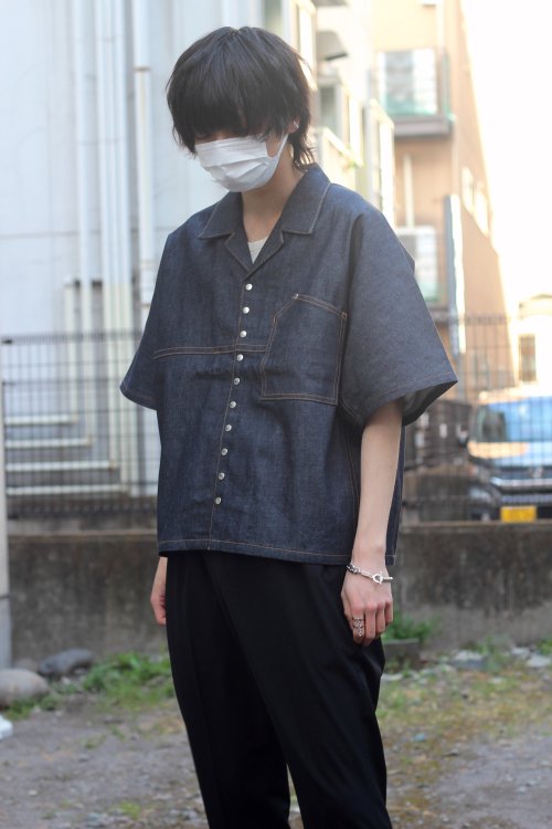 JieDa [ジエダ] SNAP BUTTON DENIM SHIRT SS ＜スナップボタンデニム