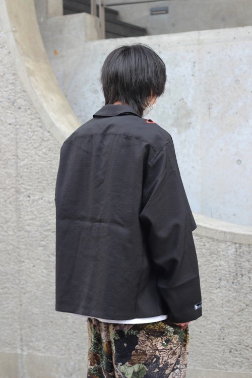 JieDa [ジエダ] RIPSTOP HOLE ZIP SHIRT JACKET ＜リップストップ