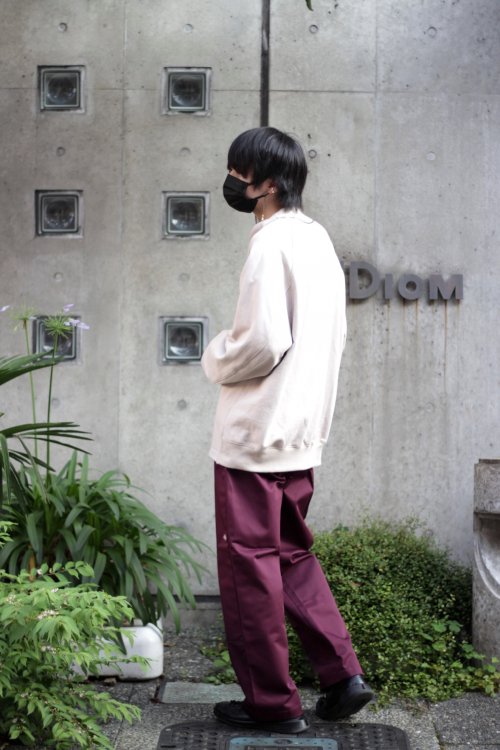 VOAAOV [ヴォアーブ] Hi-neck Pile Shape Knitted Sweat ＜ハイネック