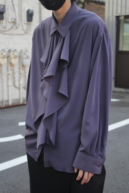 トップスLAD MUSICIAN 2021AW DECHINE FRILL SHIRT - シャツ