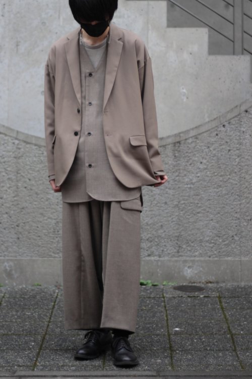 my beautiful landlet】 wool serge wide pants - www.gigascope.net