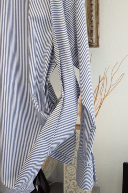 ANREALAGE [アンリアレイジ] Rolled hem shirts ＜ロールアップサイド