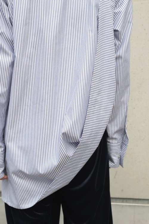 ANREALAGE [アンリアレイジ] Rolled hem shirts ＜ロールアップサイド