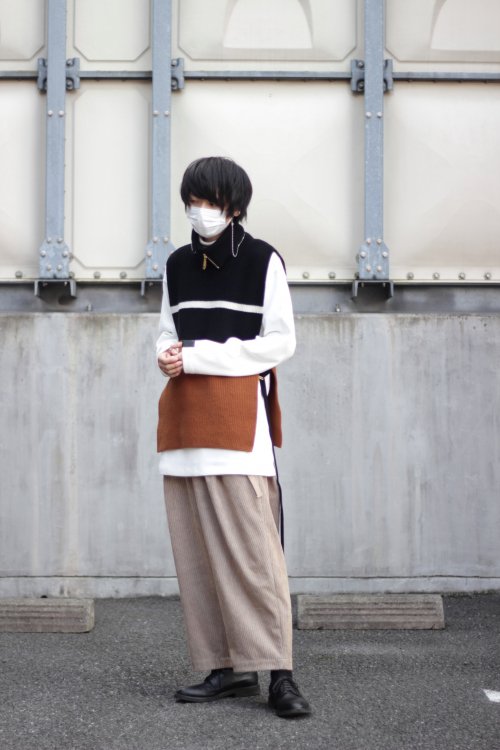 Dulcamara [ドゥルカマラ] CORDUROY TUCK WIDE PANTS