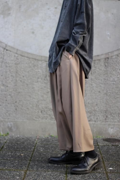 Dulcamara [ドゥルカマラ] YOSOIKI WIDE SARUEL PANTS ＜よそ