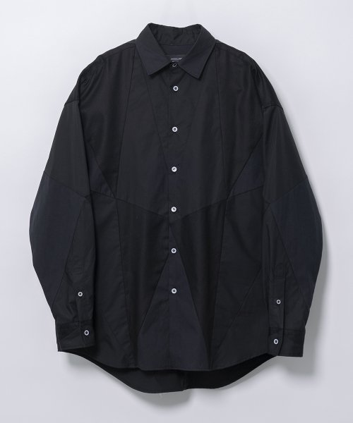 ANREALAGE [アンリアレイジ] POLYGON PANEL BROAD SHIRT ＜ポリゴン