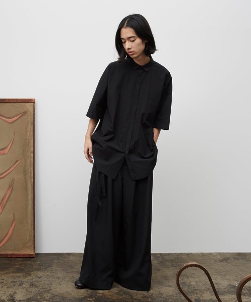 Dulcamara [ドゥルカマラ] YOSOIKI TUCK WIDE PANTS ＜よそいき 