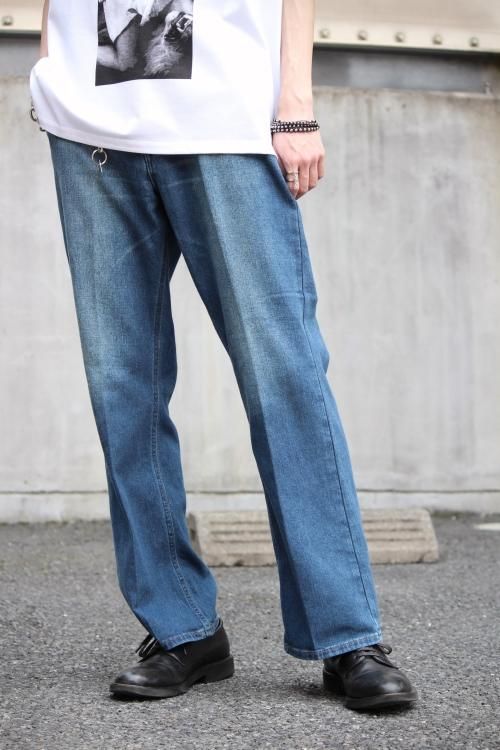 N.HOOLYWOOD × WRANGLER [エヌハリウッド×ラングラー] DENIM WRANCHER PANTS ＜デニムランチャーパンツ＞  6221-WR02-071 2022SS/春夏 ユーズドインディゴ