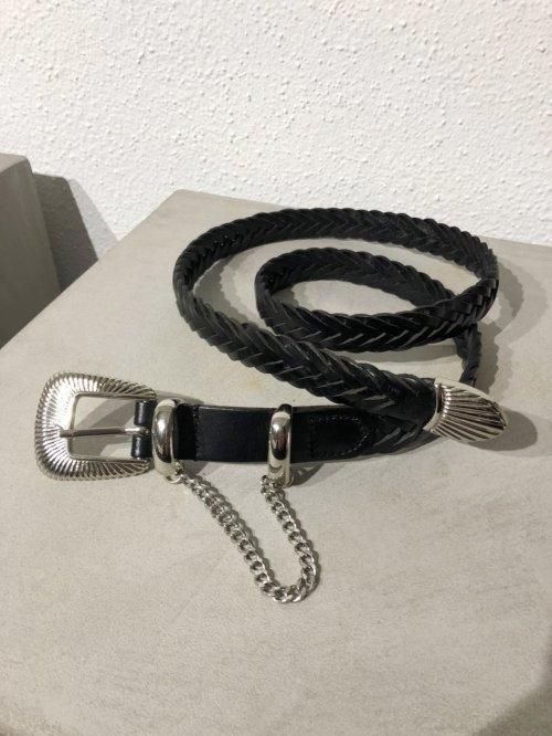 ジエダ　レザー　ベルト　jieda belt 編み込みなし 13