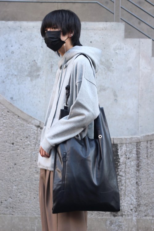 WIZZARD [ウィザード] PADDED LEATHER MARKET BAG ＜パドル