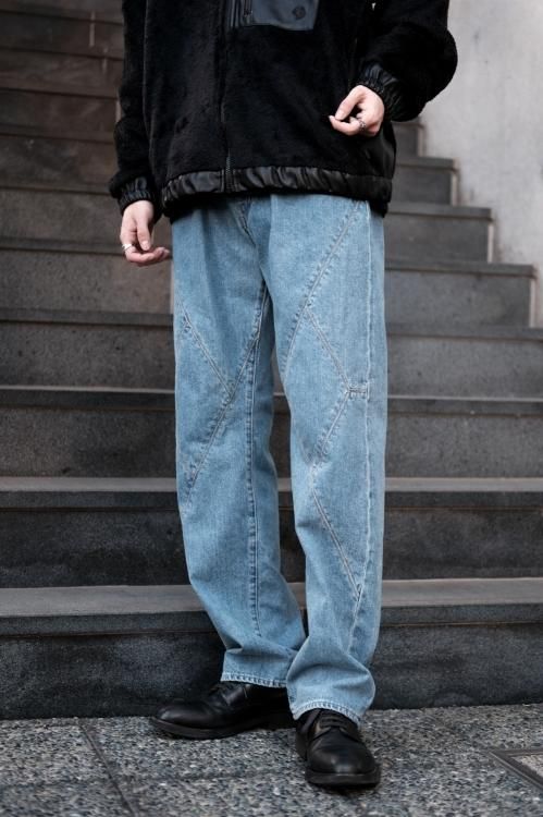 JieDa [ジエダ] SWITCHING PANEL DENIM PANTS ＜スイッチングパネル ...